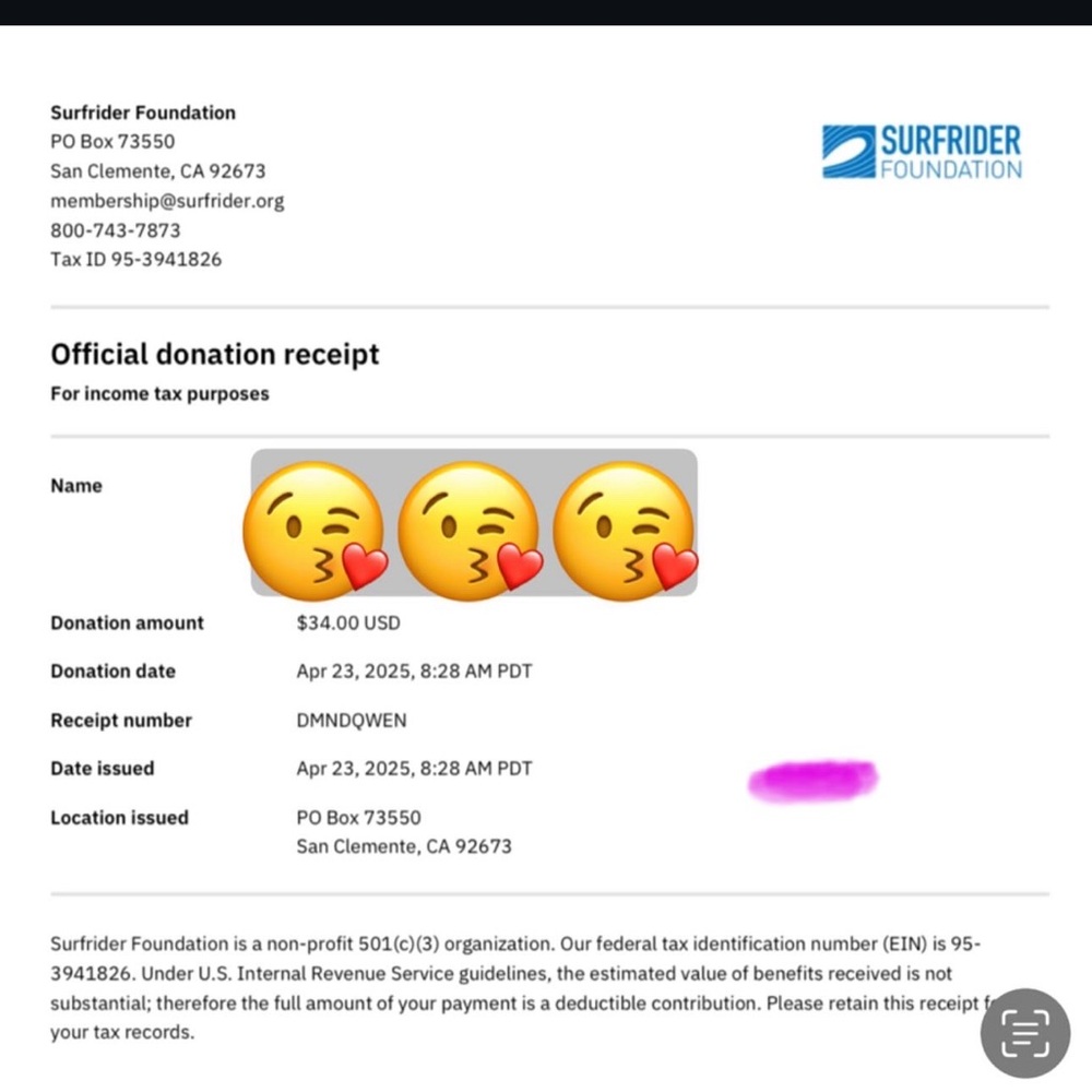 PROOF OF DONATION! - Picture 3 of 6